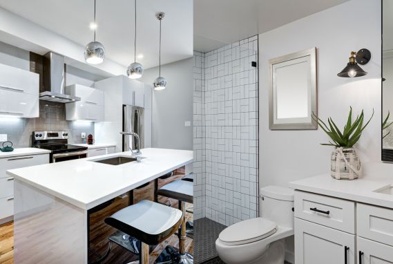 Home kitchen and bathroom